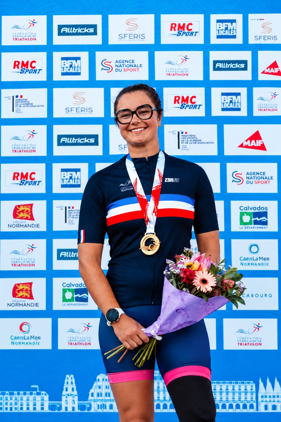 Zoé Réveillon, médaille d’or, Championne de France